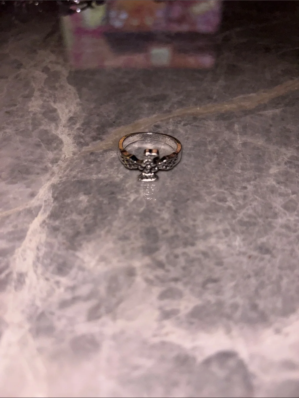 Silver Bow Accent Women's Ring - Silver